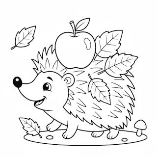 Igel Malvorlage für Kinder