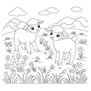 bárányos színező letölthető ingyen
