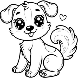 kutyás színező nyomtatható