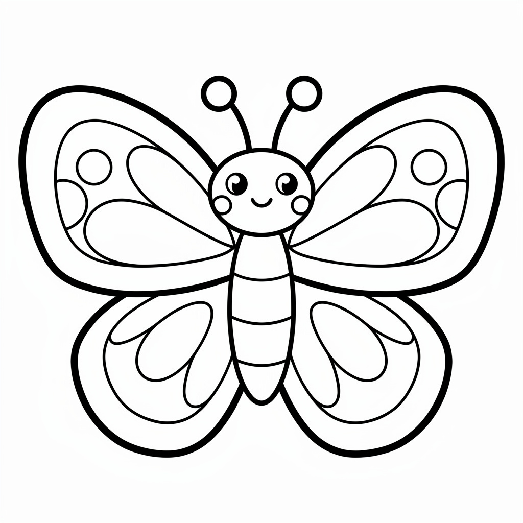 Pillangós rajz ovisoknak nyomtatható