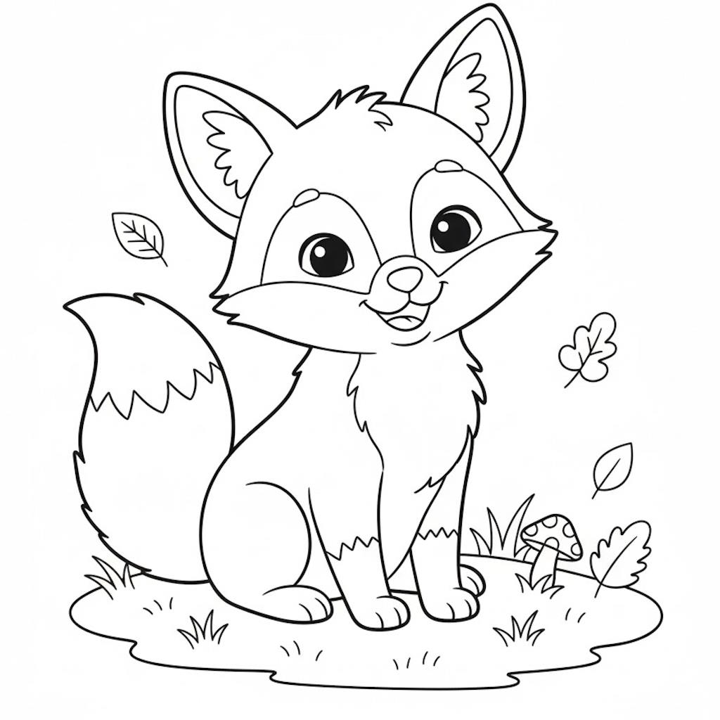 Róka színező ovisoknak – Nyomtatható aranyos rókás kifestők