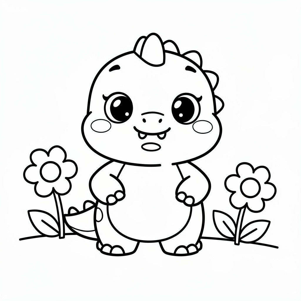 Dino szinező nyomtatható ovisoknak