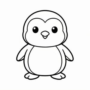 Pingvin figura gyerekeknek