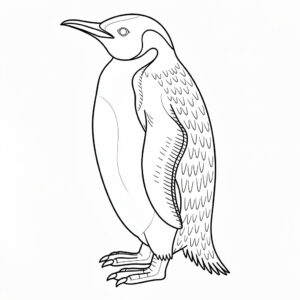 Pingvines kifestő egy fenséges császár pingvinnel felnőtteknek