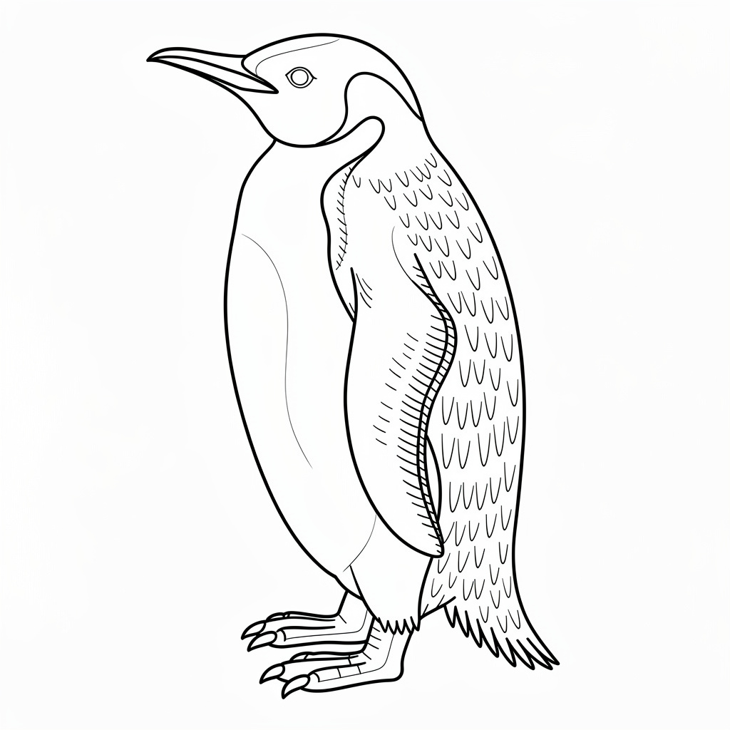 Pingvines kifestő egy fenséges császár pingvinnel felnőtteknek