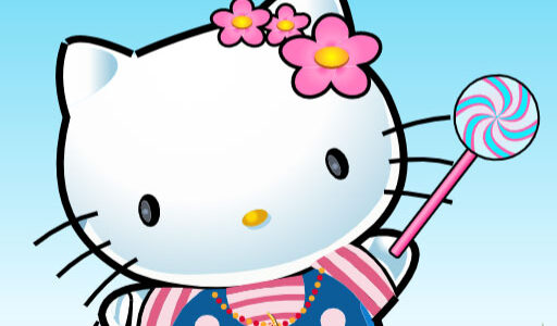 Hello Kitty öltöztetős lányos játék