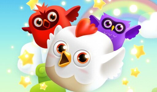 Színes madarak sorba rendezése